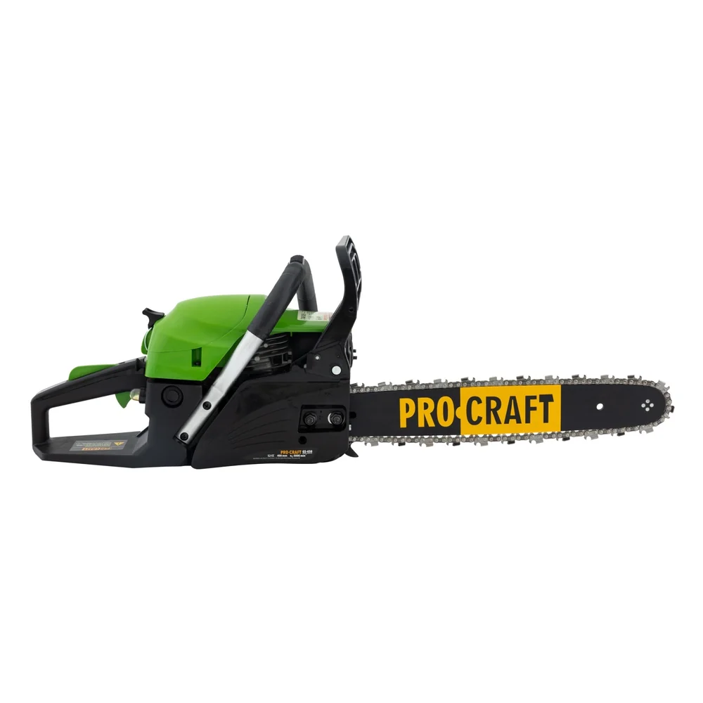 Drujbă pe benzină 52 cc, lamă 40 cm, 8000 RPM, lanț 0.325", 64 pinteni, GS-450 [2]