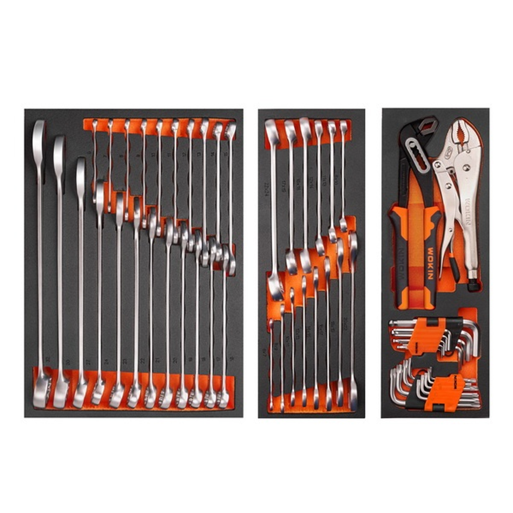 Dulap mobil de atelier cu 285 de scule, 7 sertare, role, set complet pentru mecanică și service, 159720 [4]