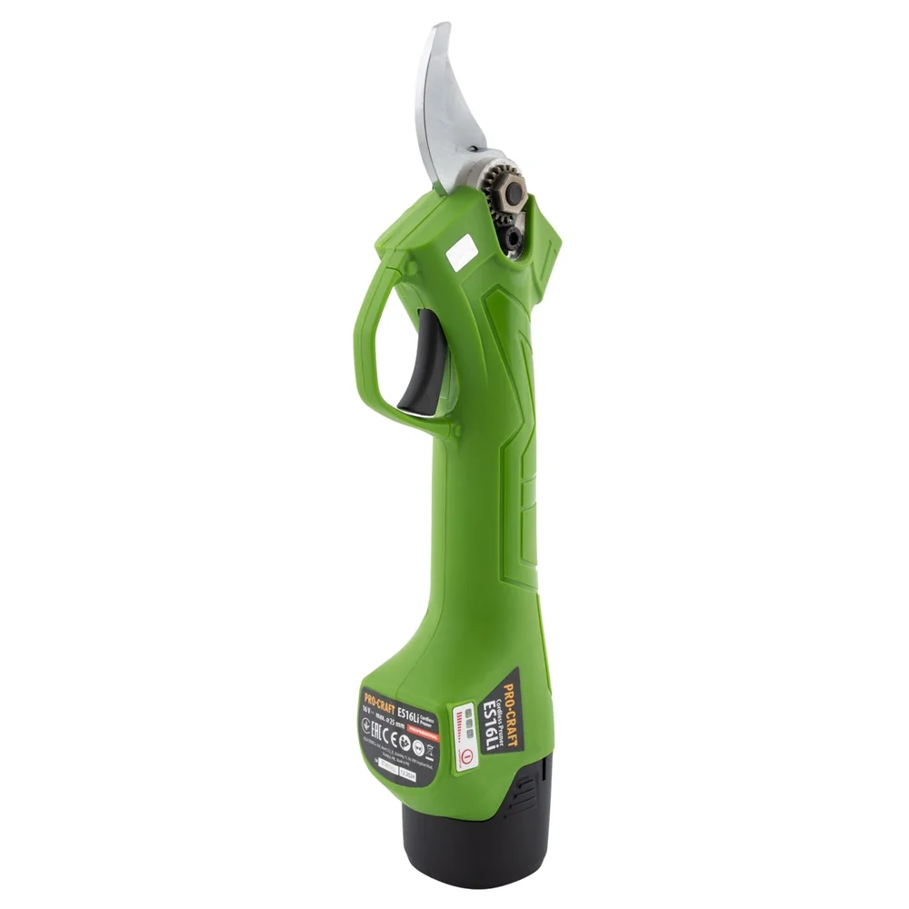 OFERTA ZILEI - Foarfecă electrică pe acumulator 16V, tăiere 25 mm, lamă 35 mm, acumulator 2Ah inclus, ES16Li