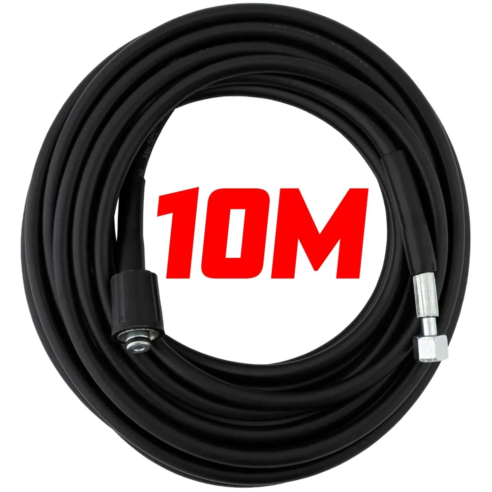 Accesorii Diverse - Furtun 10 m cu conectare rapidă pentru aparat de spălat cu presiune, compatibil E-110P-C