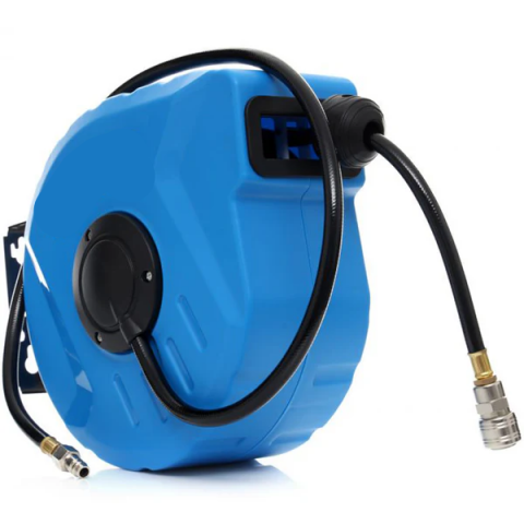Furtun compresor pneumatic din PVC flexibil, 10m, 8 bar - Rezistenta ridicata la presiune, cu bobina automata [2]