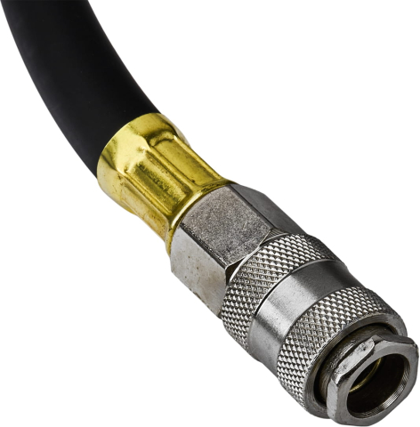 Furtun Pneumatic din Cauciuc 10m, 10x17mm, Presiune 20 Bar, Sertizat cu Cuple Rapide, Rezistent la Ulei și Îngheț [2]