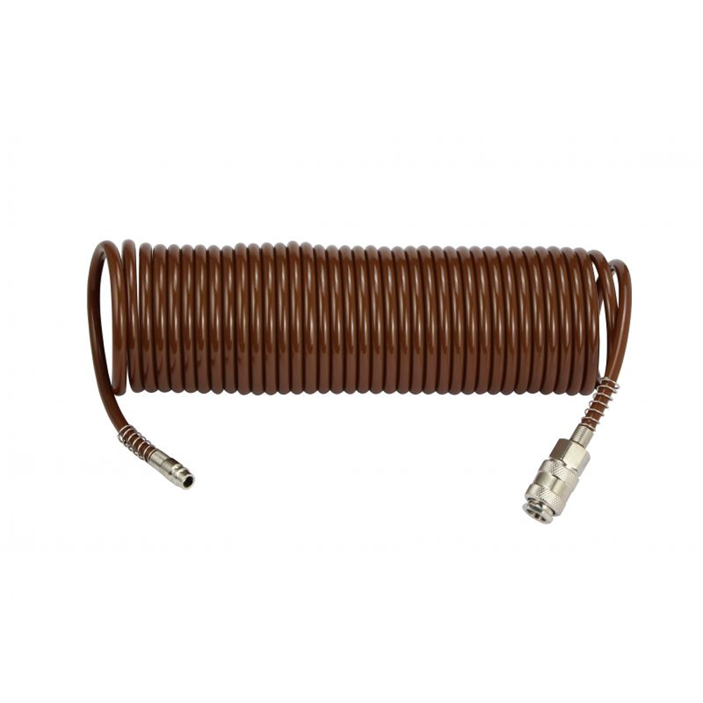 OFERTA ZILEI - Furtun pneumatic spiralat 5 × 8 mm, 10 m, presiune de lucru 8 bar, WDS2155