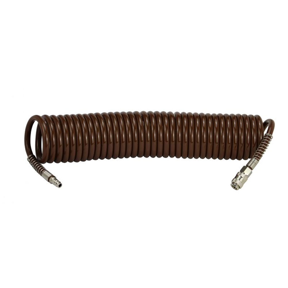 OFERTA ZILEI - Furtun pneumatic spiralat 8 × 12 mm, 10 m, presiune de lucru 8 bar, WDS2151