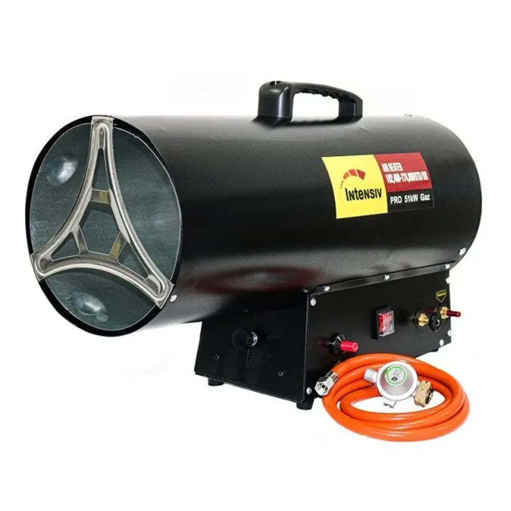 Aeroterme - Încălzitor pe gaz GPL 30–51 kW, debit aer 650 m³/h, aprindere piezo și protecție termică, PRO 51 kW Gaz