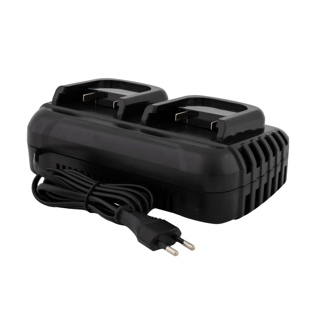 Încărcător dublu rapid 20V pentru 2 acumulatori Li-Ion, cablu 1,4 m, 20/2 [1]