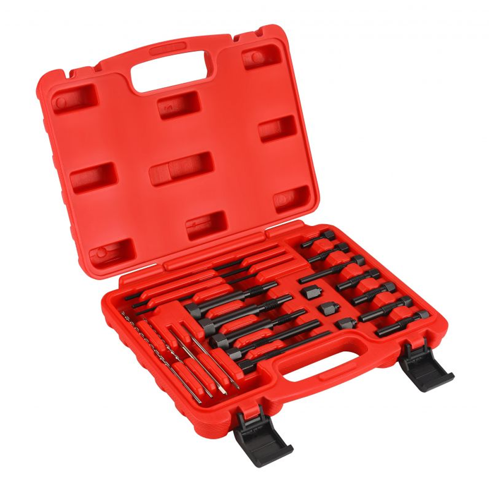 OFERTA ZILEI - Kit demontare bujii incandescente, 22 piese, extractoare, adaptoare și burghie, KD12529