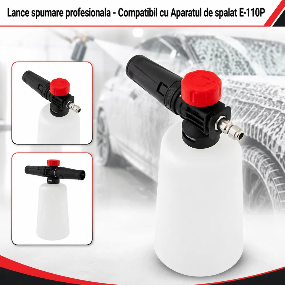 Lance de spumare pentru aparat de spălat cu presiune, compatibilă E-110P-C [3]