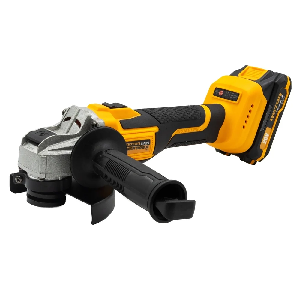 OFERTA ZILEI - Polizor unghiular cu acumulator 20V, 1000W, disc 125 mm, Brushless, 9800 rpm, R-PU2A