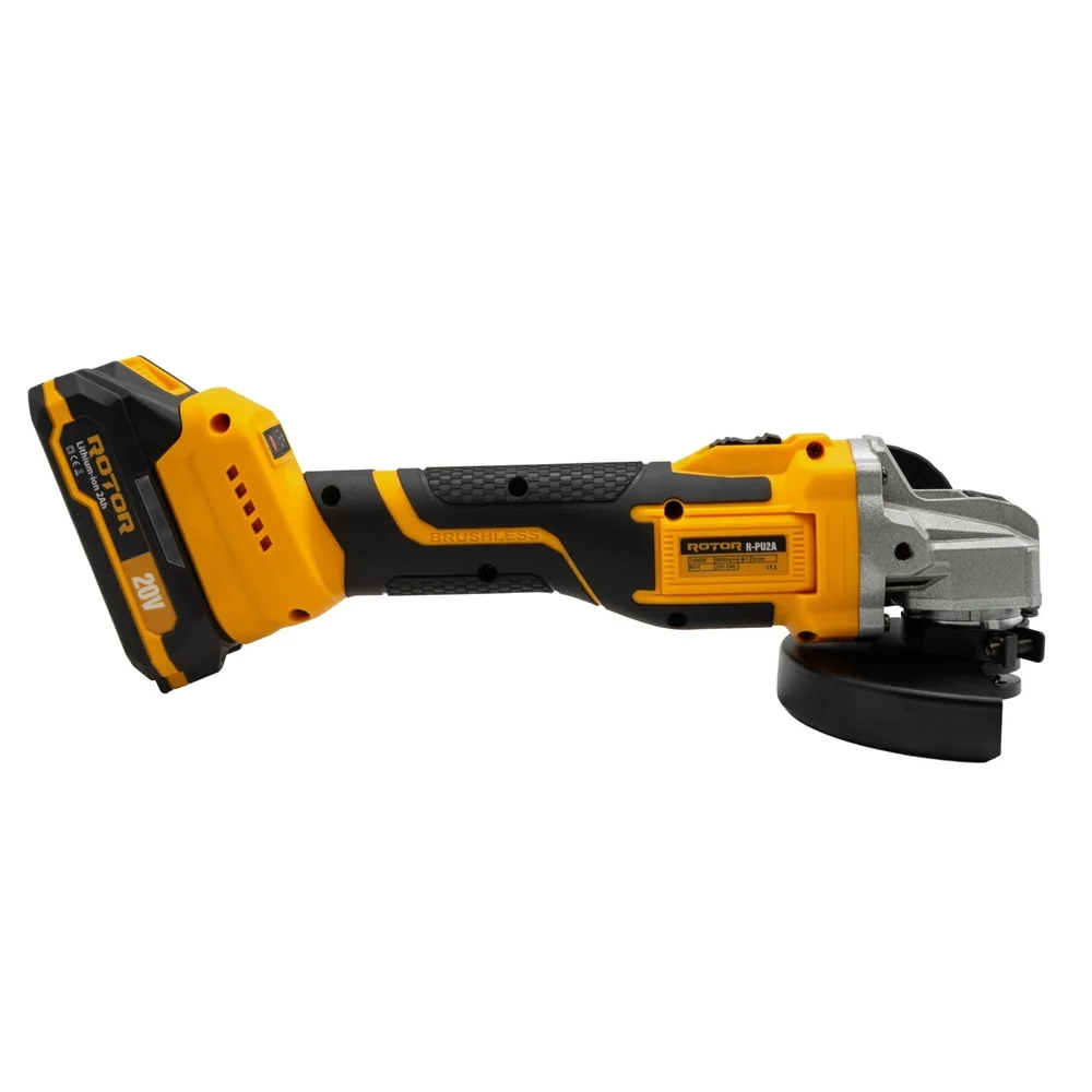 Polizor unghiular cu acumulator 20V, 1000W, disc 125 mm, Brushless, 9800 rpm, R-PU2A [6]