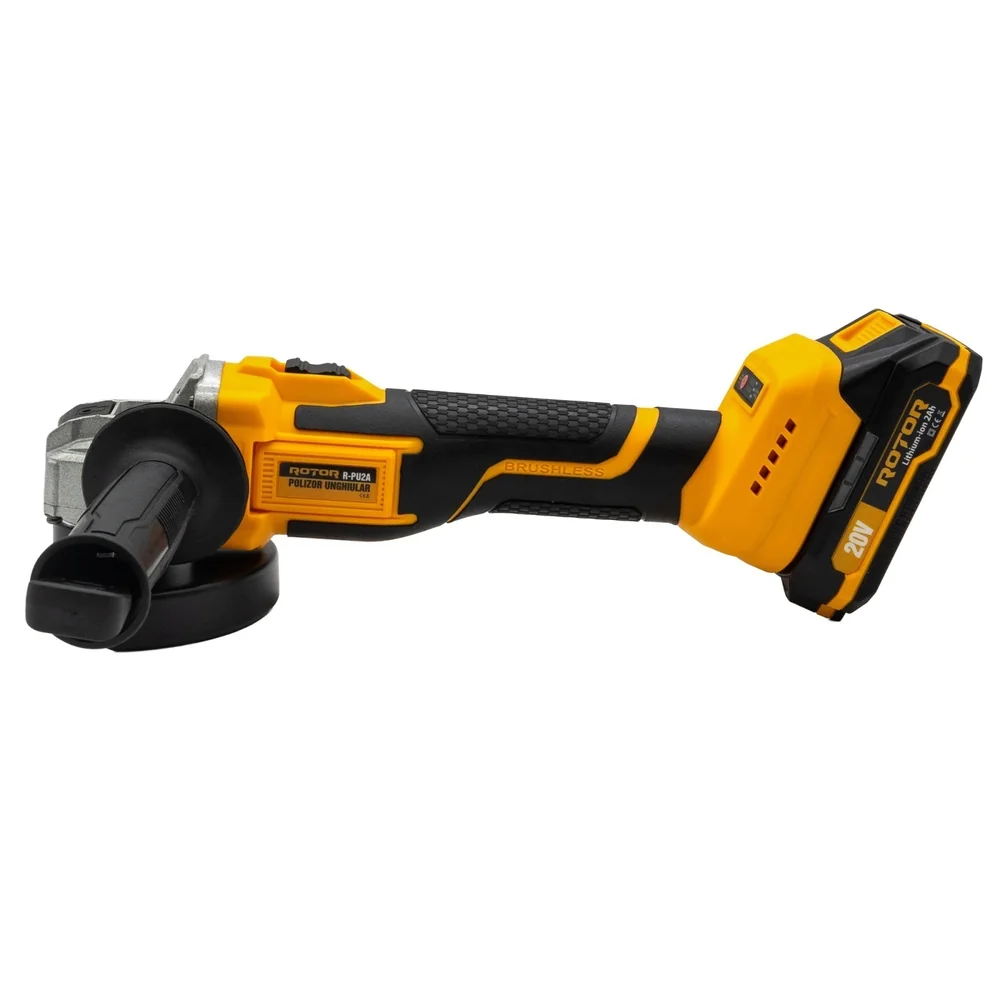 Polizor unghiular cu acumulator 20V, 1000W, disc 125 mm, Brushless, 9800 rpm, R-PU2A [2]