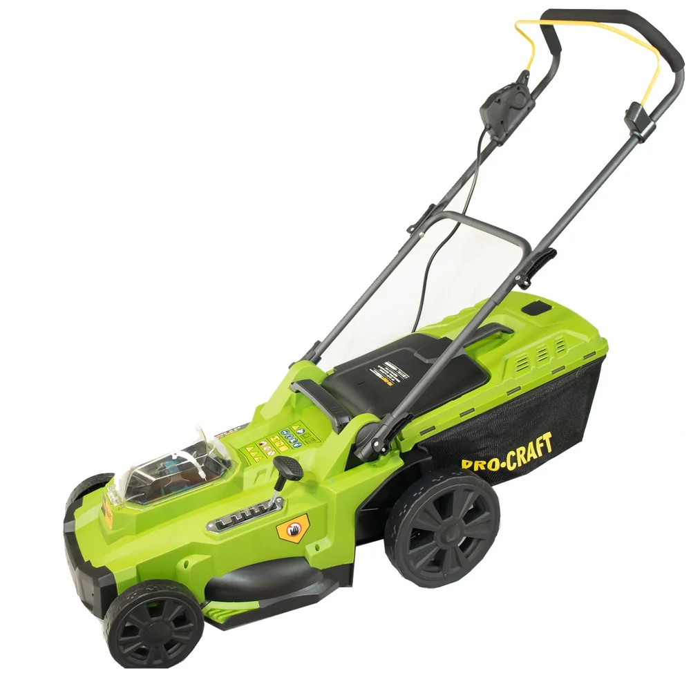 OFERTA ZILEI - Mașină de tuns gazon pe 2 acumulatori, 2 x 20V, 3300 rpm, tăiere 430 mm, coș 50 L, PLM22 [Fără acumulator și încărcător]