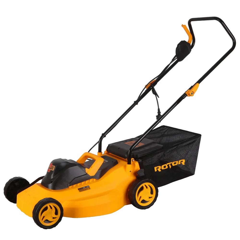 OFERTA ZILEI - Mașină de tuns iarba electrică 1800W, 3200 rpm, lățime tăiere 40 cm, colector 35 L, RMT-1800