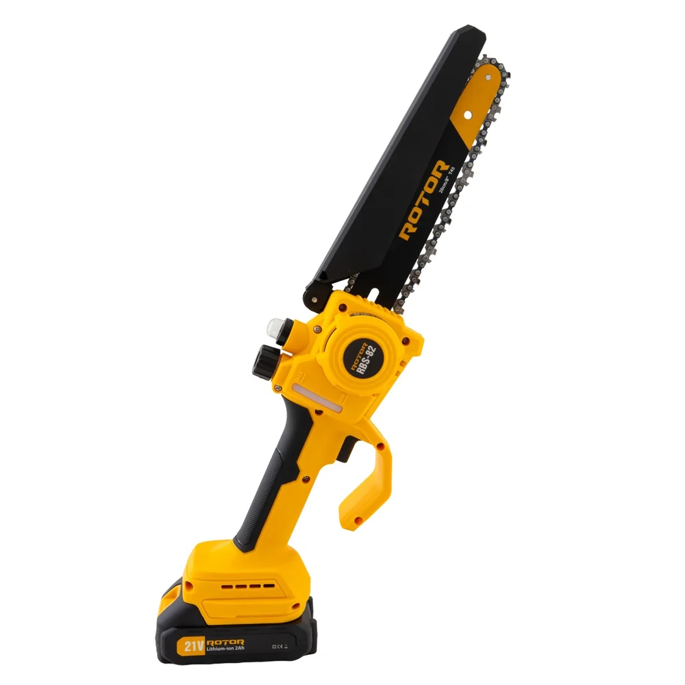 Mini drujbă pe acumulator 21V, 350W, Brushless, lamă 20 cm, 2 acumulatori 2Ah incluși, RBS-82 [1]