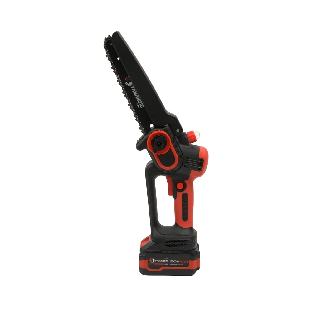 Mini drujbă pe acumulator 20V 4Ah, 500W Brushless, lamă 8” / 20 cm, tăiere 190 mm, YBS-84 [2]