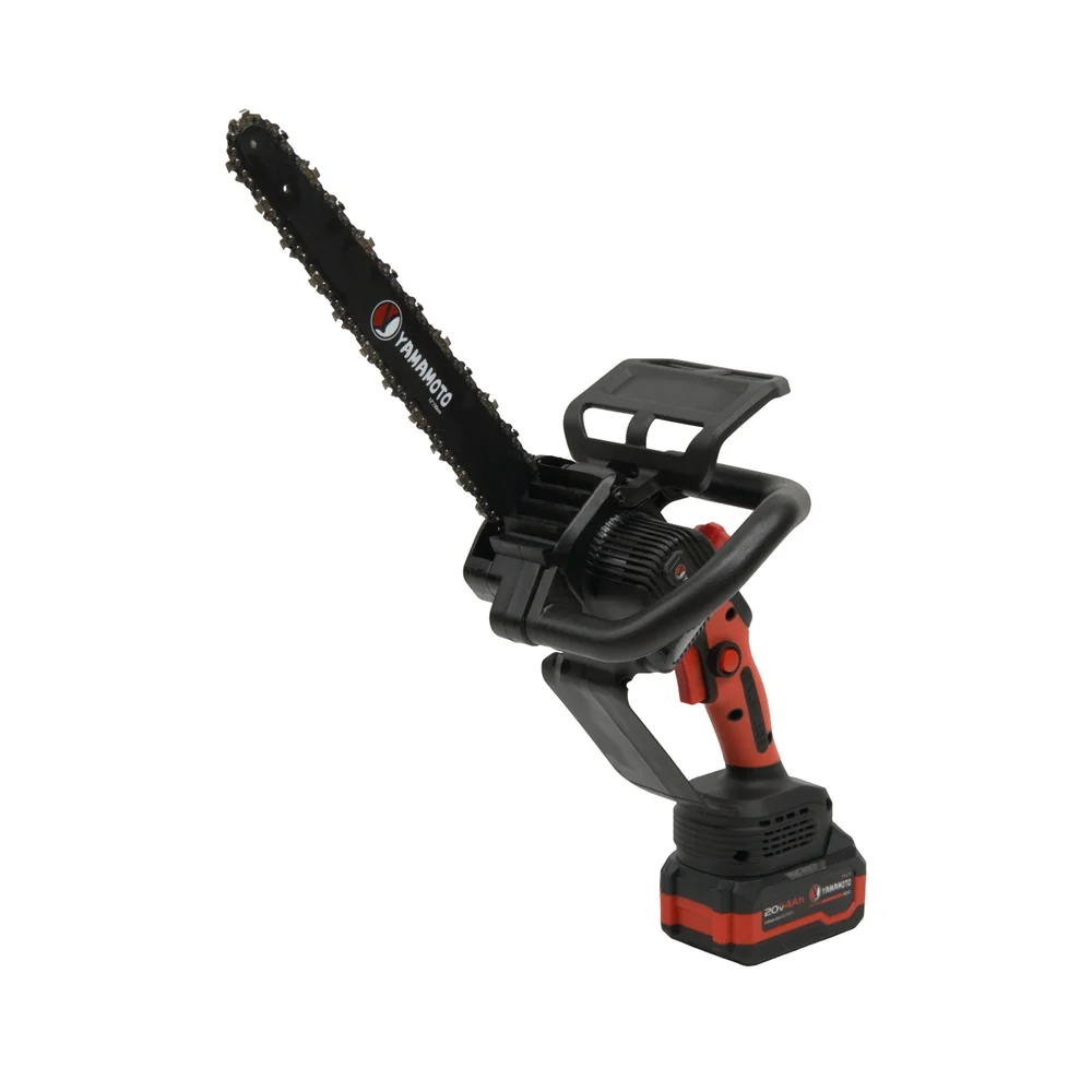 OFERTA ZILEI - Mini drujbă pe acumulator 20V 4Ah, 1000W Brushless, lamă 12” / 30 cm, tăiere 260 mm, YBS-124