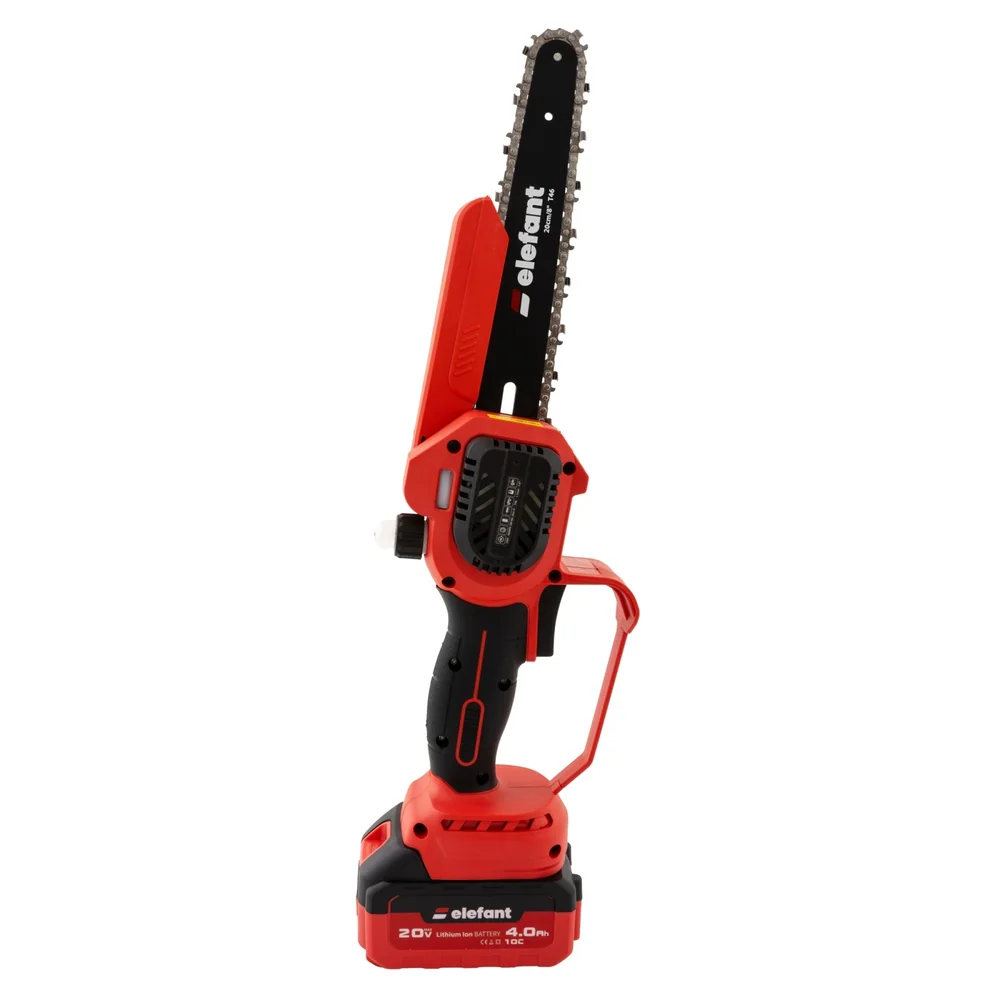 Set mini drujbă pe acumulator 20V, 350W, Brushless, lamă 20 cm + extensie telescopică 2,5 m, ESBS8EP2.5 [2]