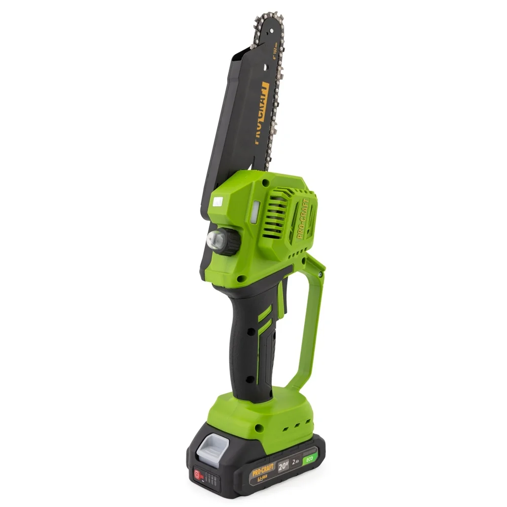 Mini drujbă pe acumulator 20V, Brushless, lame 15 cm și 20 cm, 2 acumulatori 2Ah incluși, PKA46 [2]