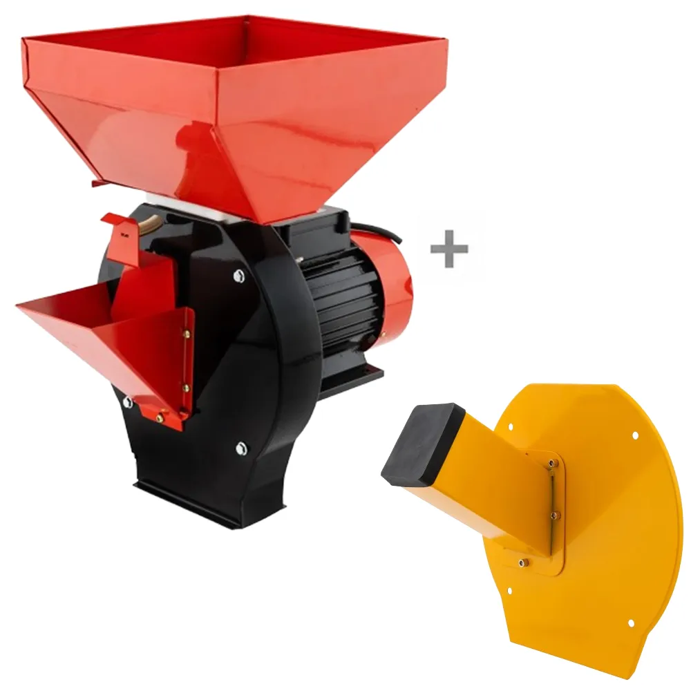 OFERTA ZILEI - SET: Moară electrică EM-1.1D pentru cereale și fructe, 3900W, 200 kg/h + Accesoriu Lucernă