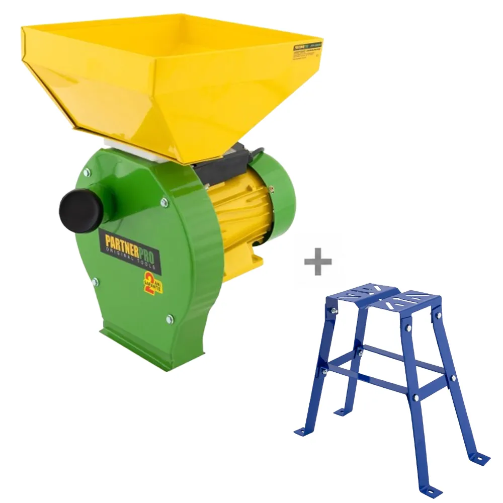 OFERTA ZILEI - SET: Moară electrică PP3900 pentru cereale și porumb, 3900W, 240 kg/h + Suport Moară