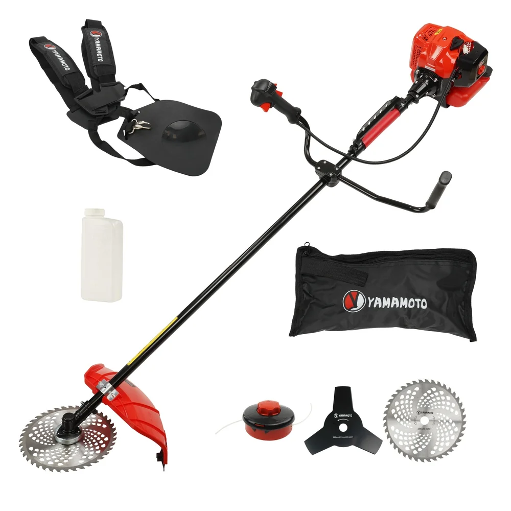 OFERTA ZILEI - Motocoasă pe benzină 2T, 5,8 CP, 10.000 rot/min, tăiere 255 mm, discuri 3T și 40T, YMA.56