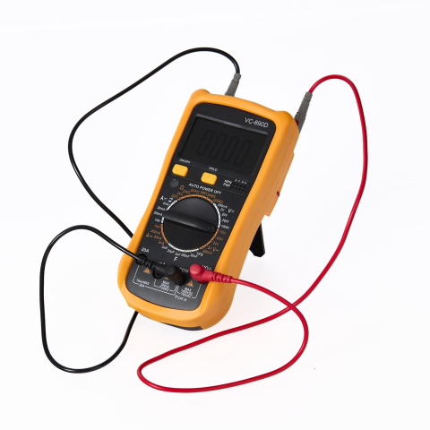 Testere Baterii si OBD - Multimetru Digital Profesional, Aparat de Măsură cu Afișaj LCD Iluminat, Măsurare Tensiune, Curent, Temperatură și Frecvență