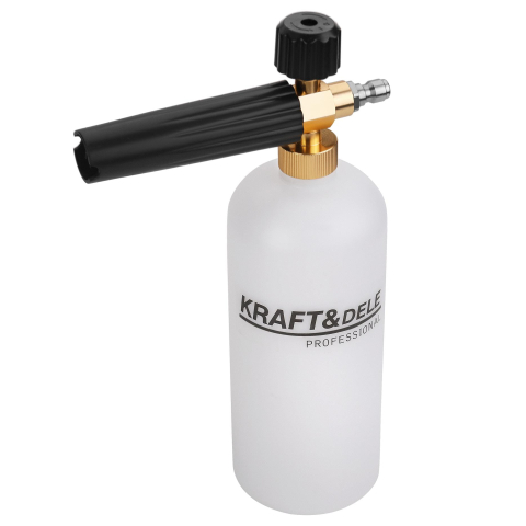 Pistol de Spumare Profesional pentru Spălare Auto, Recipient 1L, Set 7 Duze Interschimbabile și Reglaj Densitate [1]