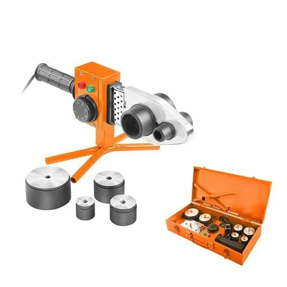 Aparate de lipit țevi PPR - Plită sudură PPR 800W, 300°C, 6 bacuri 20–63 mm, 333508