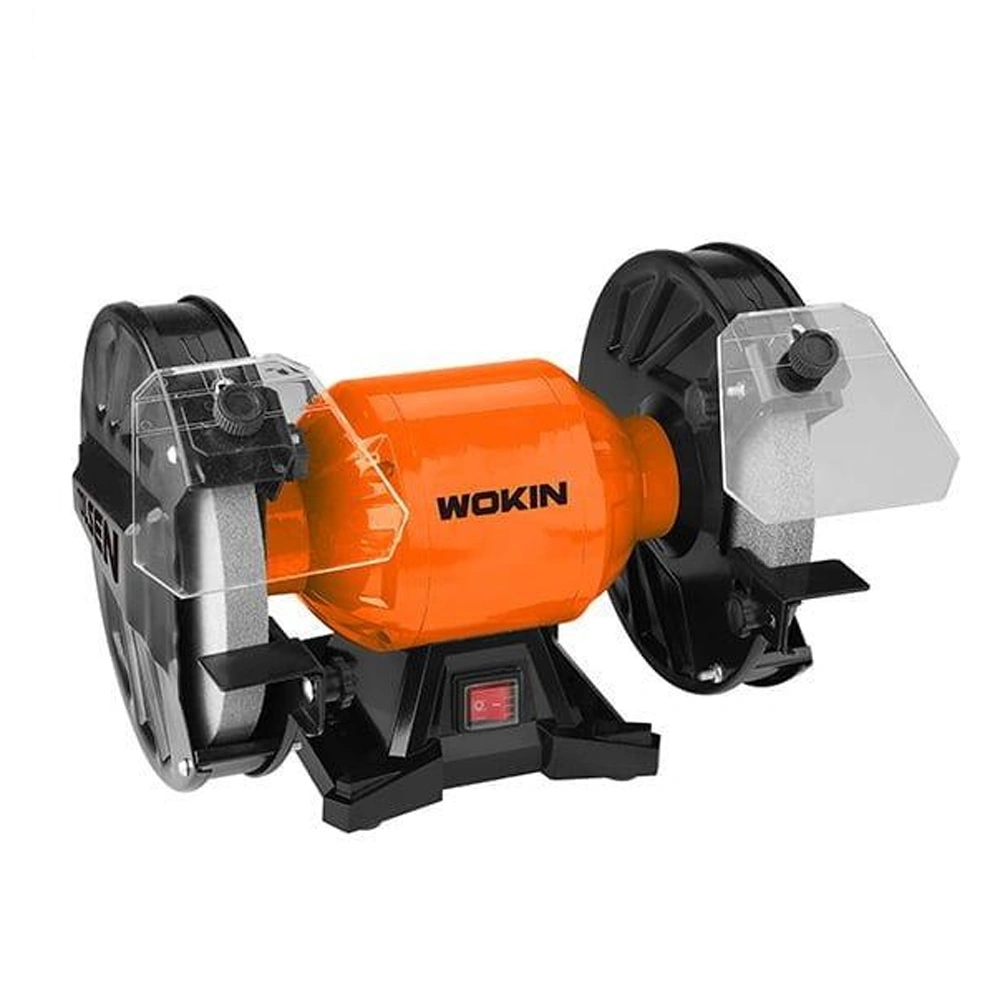 Mașini de șlefuit și Polișat - Polizor de banc 150W, 2950 rpm, discuri 150 mm, suport reglabil și protecție ochi, 789006
