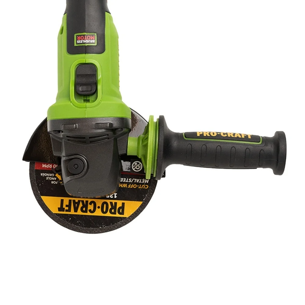 Polizor unghiular cu acumulator 20V, disc 125 mm, Brushless, 3 trepte până la 10000 rpm, PWA220 [1]
