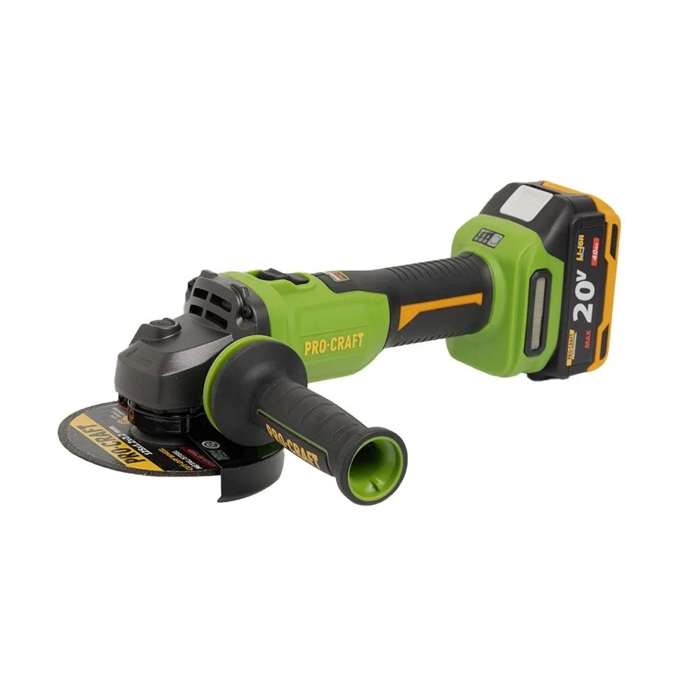 OFERTA ZILEI - Polizor unghiular cu acumulator 20V, disc 125 mm, Brushless, 3 trepte până la 10000 rpm, PWA220