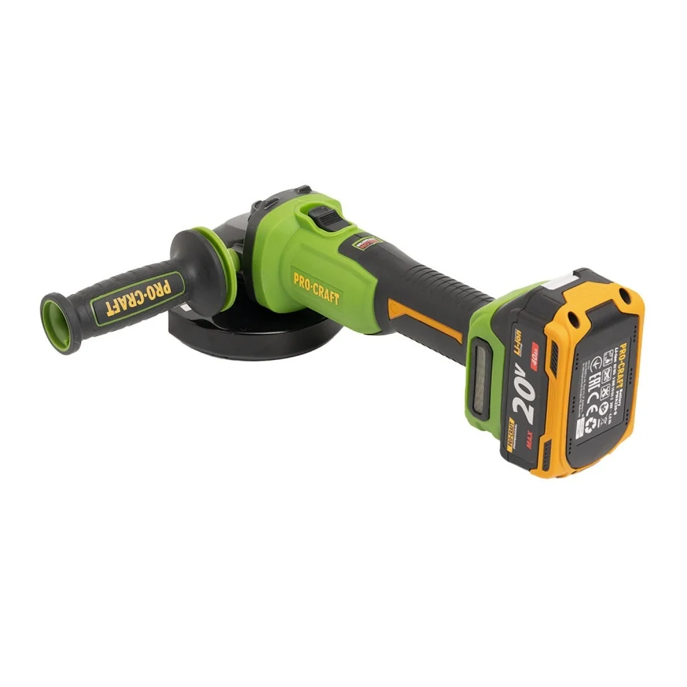 Polizor unghiular cu acumulator 20V, disc 125 mm, Brushless, 3 trepte până la 10000 rpm, PWA220 [4]