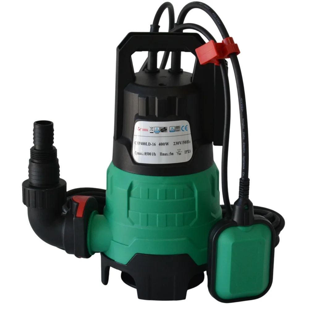 Pompe apă murdară - Pompă submersibilă pentru apă murdară, 400 W, 8500 l/h, flotor și cablu de 10 m, CSP400LD