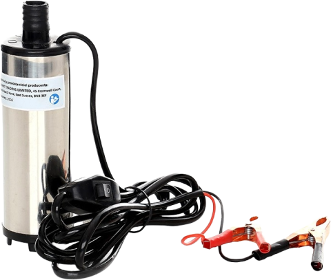 Pompe transfer - Pompă Submersibilă Transfer Combustibil 12V, Debit 30 l/min, Putere 60W, pentru Motorină și Uleiuri Ușoare
