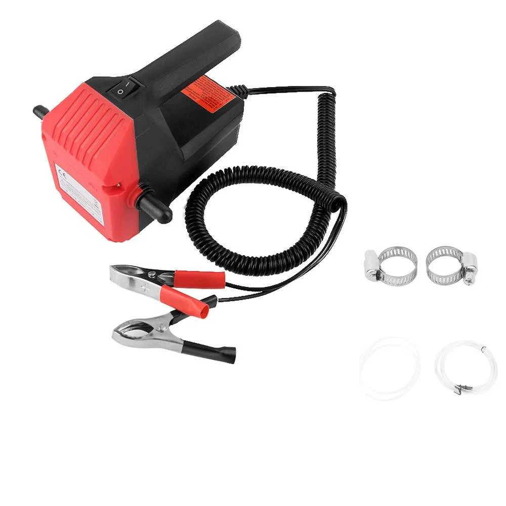 Oferta zilei - Pompa transfer ulei, combustibil, Model 2023 12V, debit 4-5 litri/minut, buton ON/OFF