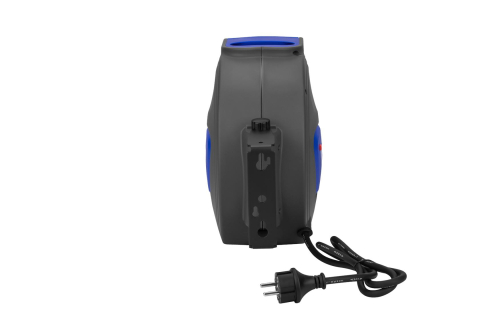 Prelungitor electric cu tambur, 10 m, cablu 3x1.5 mm, priză cu protecție copii, montare pe perete [5]
