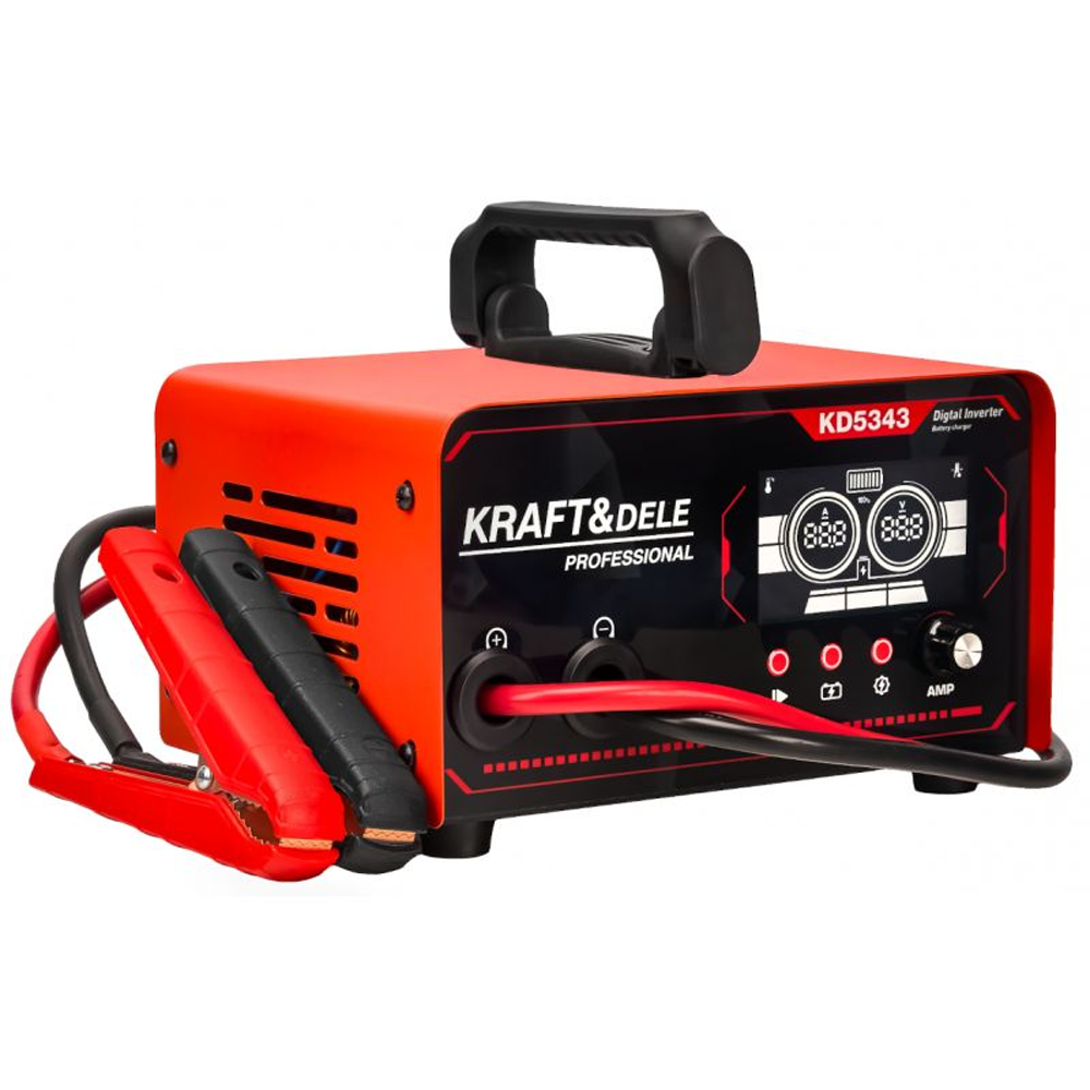 OFERTA ZILEI - Redresor baterii 12/24 V, 30 A, pornire 200 A, pentru baterii 50–400 Ah, KD5343