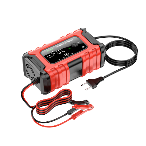 Redresor Auto Inteligent FOXSUR 12V 6A, Încărcător Baterie cu Afișaj Digital și Funcție de Reparare, pentru Acumulatori Plumb-Acid, AGM, Gel, Wet, Dry – FOXSUR [1]