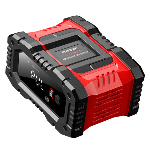 Redresor Inteligent Lead-Acid 12V/24V, 20A/10A, Funcție Reparare și Afișaj LCD, 7 Etape Încărcare - FOXSUR [4]