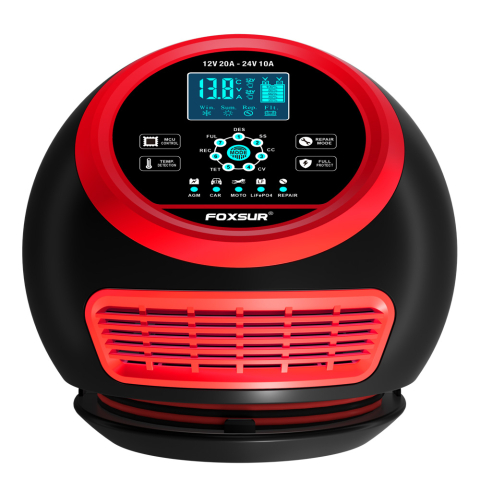 Redresor Profesional 12V/24V, 20A/10A, cu Funcție Reparare prin Impulsuri și Încărcare Inteligentă pentru Auto, Moto și Camioane [1]