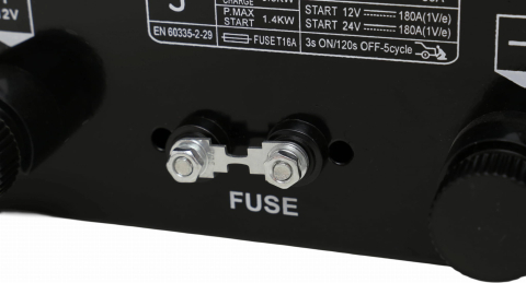 Redresor Profesional 12V/24V cu Funcție de Pornire 180A, pentru Baterii 20-500Ah, Ampermetru Integrat [13]