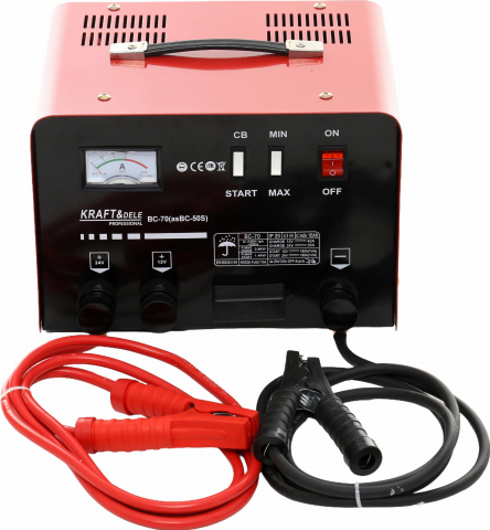 Redresoare - Redresor Profesional 12V/24V cu Funcție de Pornire 180A, pentru Baterii 20-500Ah, Ampermetru Integrat