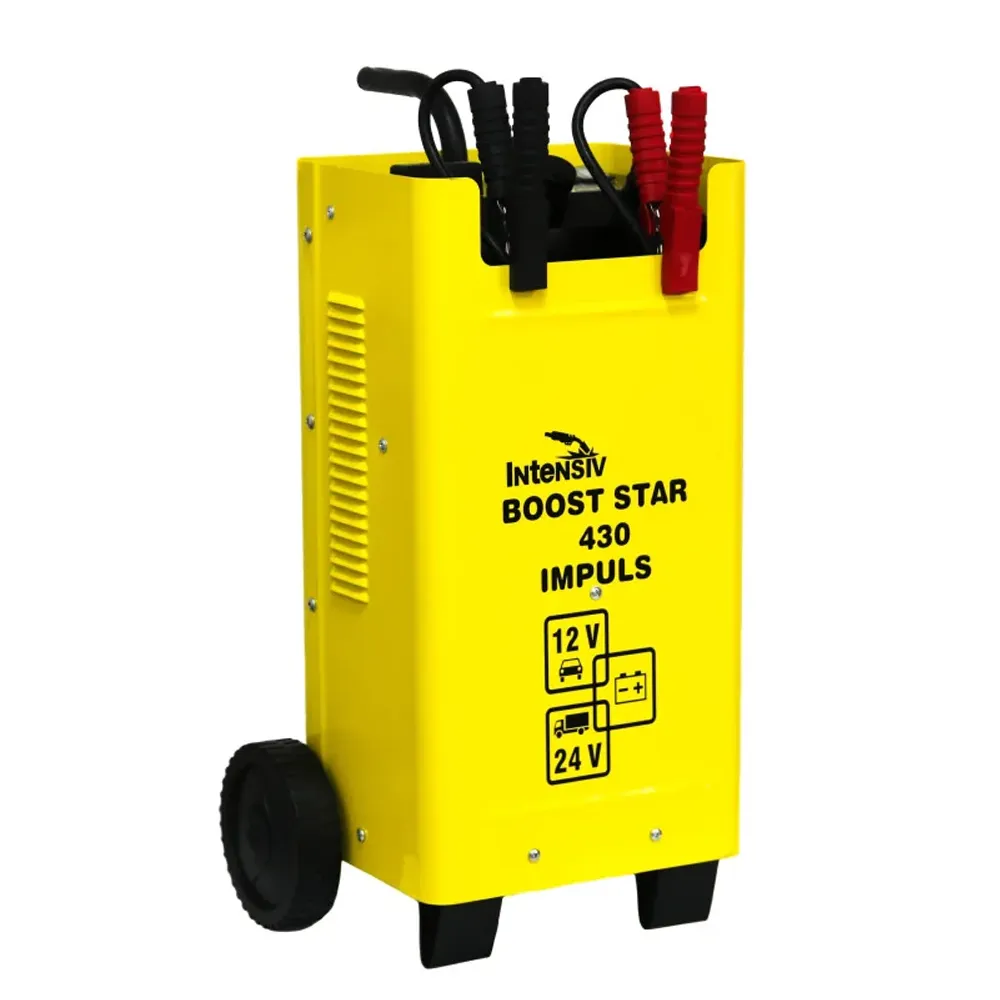 Robot de pornire și redresor auto 12/24 V, curent maxim 400 A, încărcare rapidă și roți de transport, BOOST STAR 430 IMPULS [1]