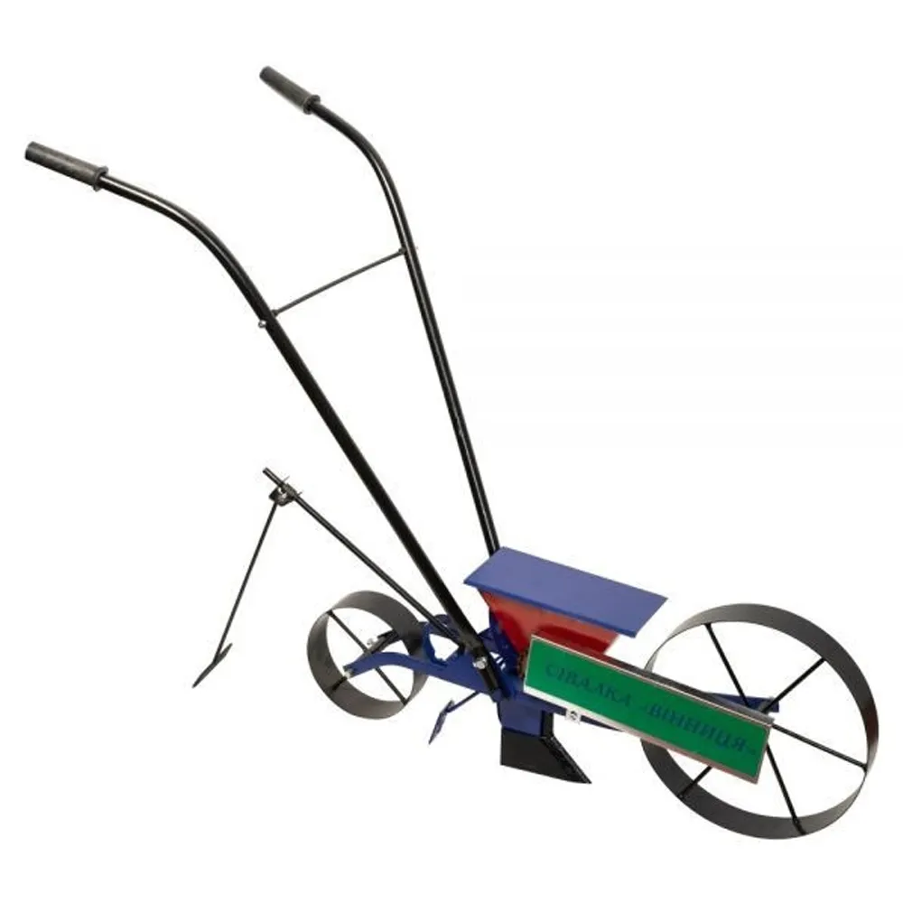 Accesorii pentru plante - Semănătoare mecanică pe un rând, buncăr 2,5 L, adâncime 10–50 mm, VINITA