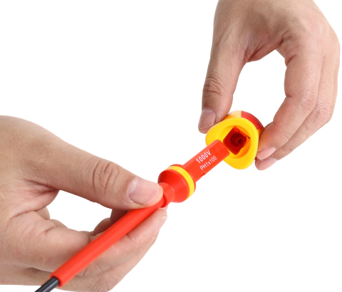 Set 14 Șurubelnițe Izolate 1000V, Certificare VDE/GS, Mâner Ergonomic și Tester Tensiune inclus [2]