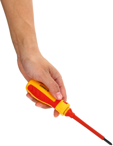 Set 14 Șurubelnițe Izolate 1000V, Certificare VDE/GS, Mâner Ergonomic și Tester Tensiune inclus [3]