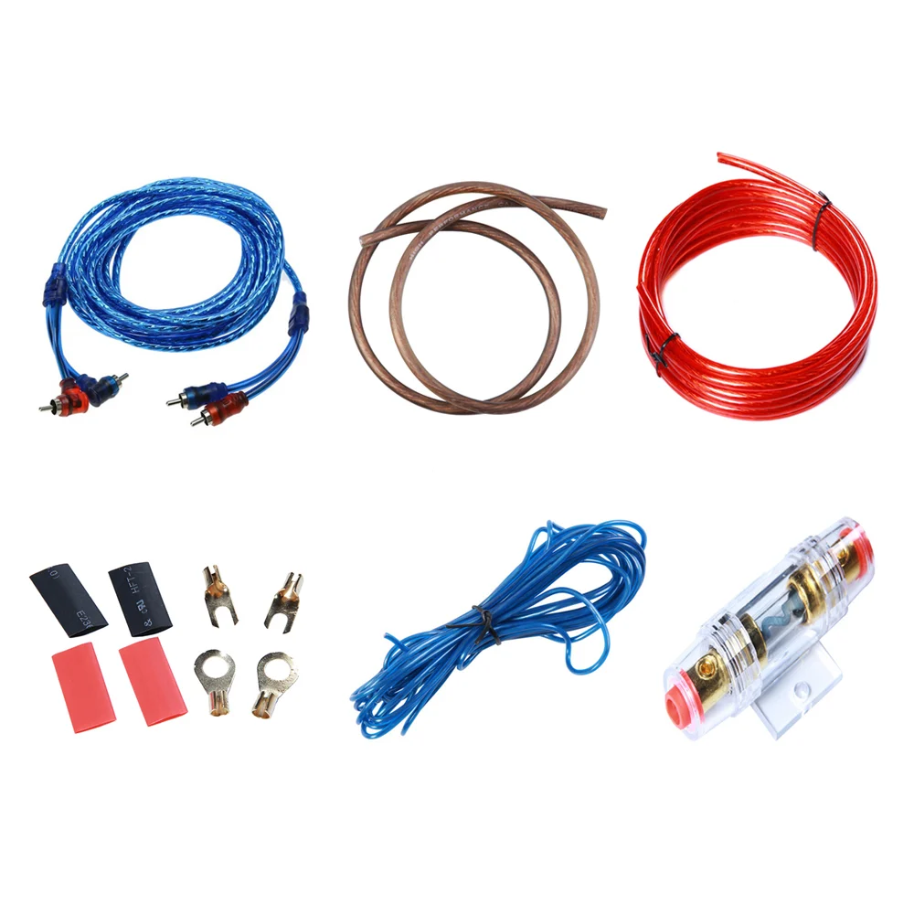 Oferta zilei - Set cabluri pentru instalare Subwoofer auto, grosime 10mm²