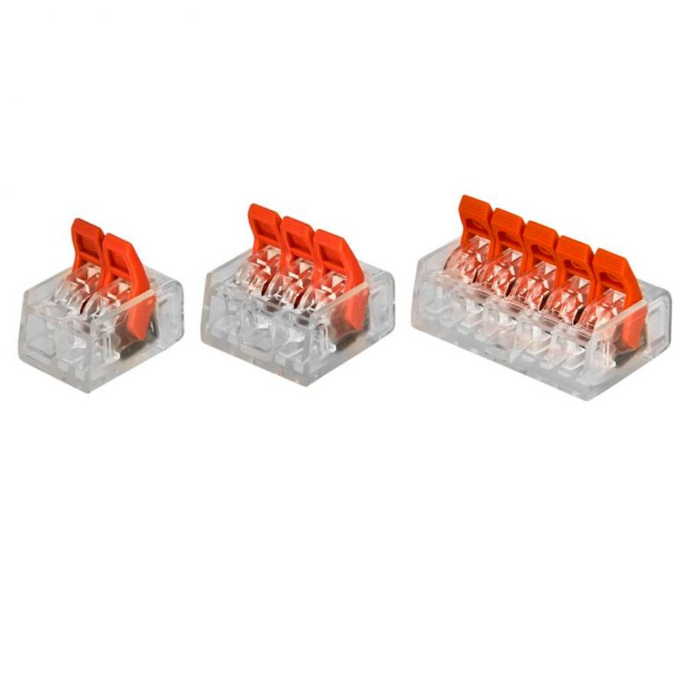 Set conectori rapizi pentru fire, 55 buc., 2/3/5 căi, 0,14–4,0 mm², KD11292 [3]