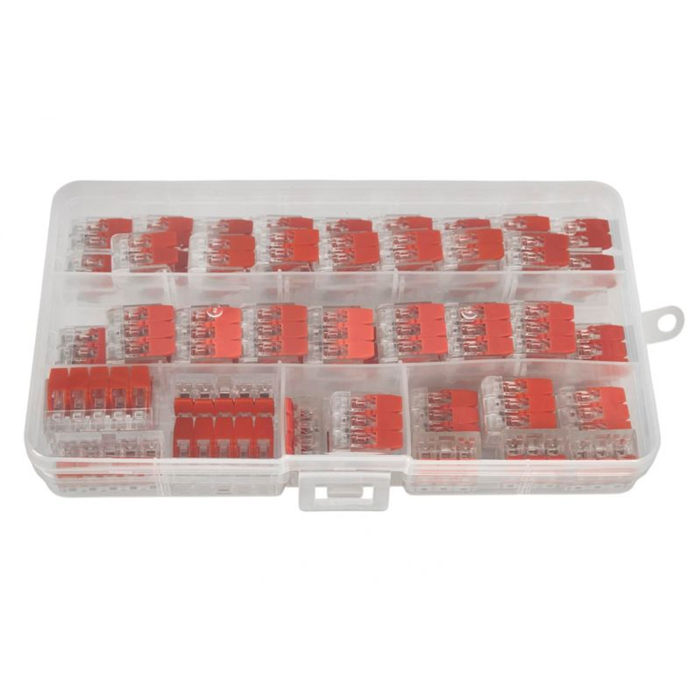 Set conectori rapizi pentru fire, 55 buc., 2/3/5 căi, 0,14–4,0 mm², KD11292 [1]