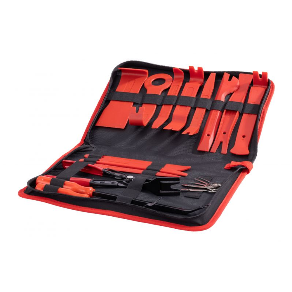 OFERTA ZILEI - Set extractoare pentru tapițerie auto, 19 piese, nailon întărit, KD1135